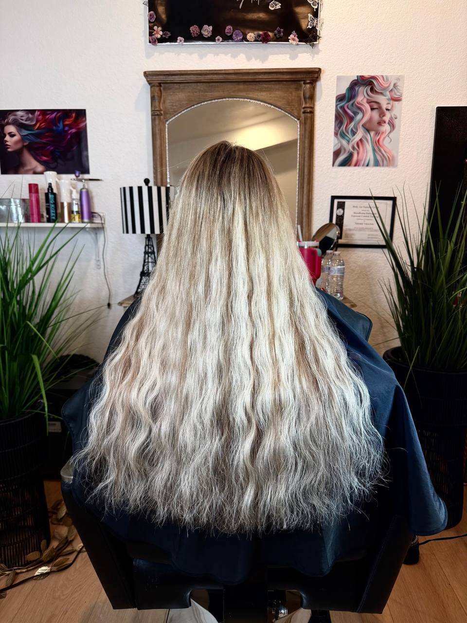 Hair extensions work 7