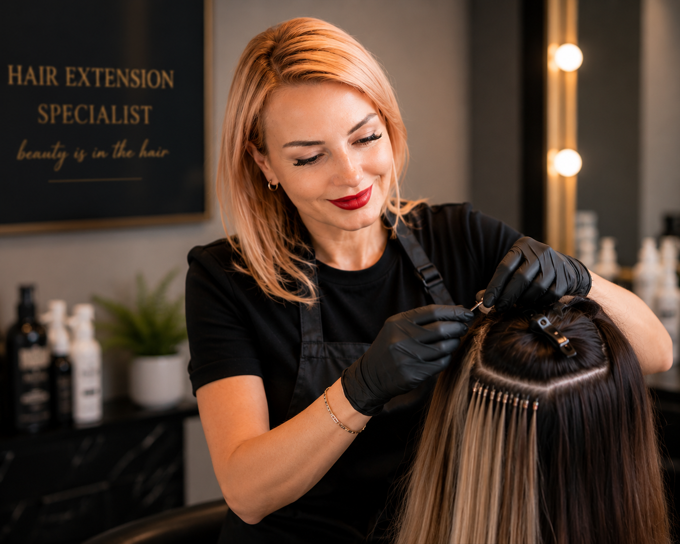 Hair extensions specialist Tati